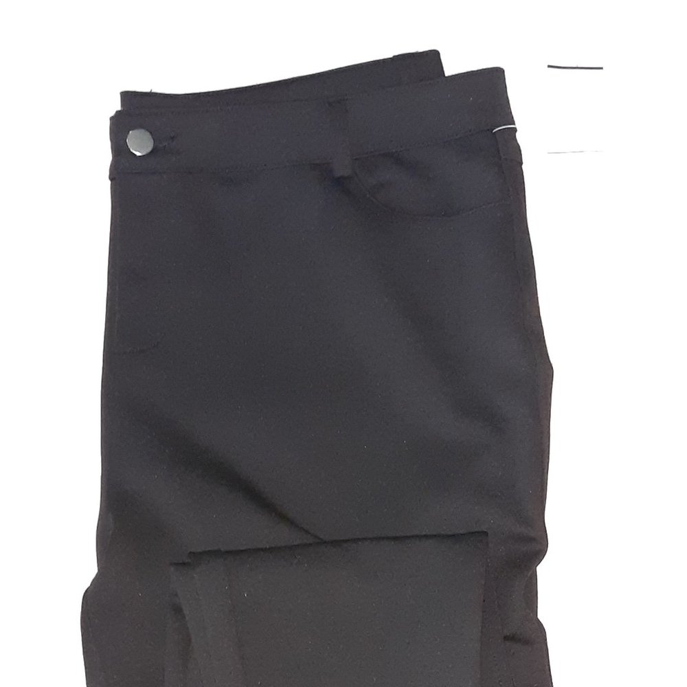New Daisy Fuentes Black Zip Up Skinny Pants  XL